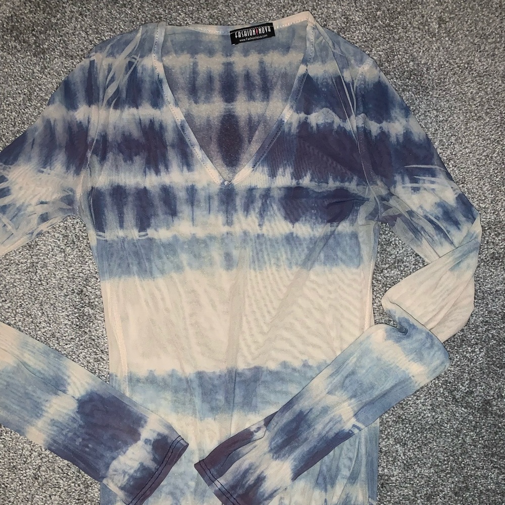 Tie dye body suit 💙